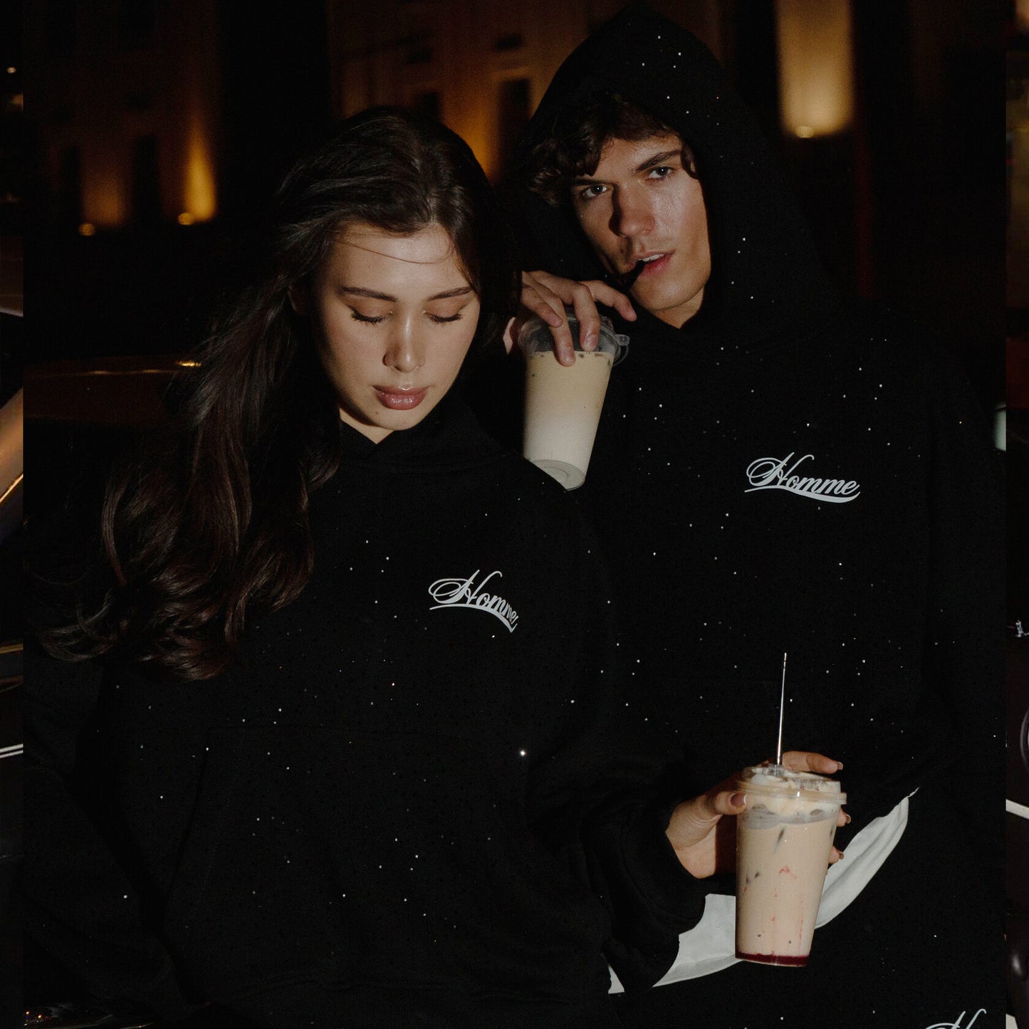 DIAMOND HOODIE BLACK